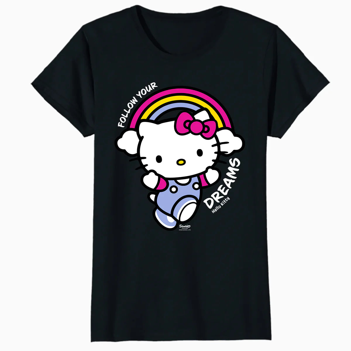 Hello Kitty Cool Cute Girl Power Leader Dreamer XOXO Classic Official Women's SKINNY FIT T-Shirt