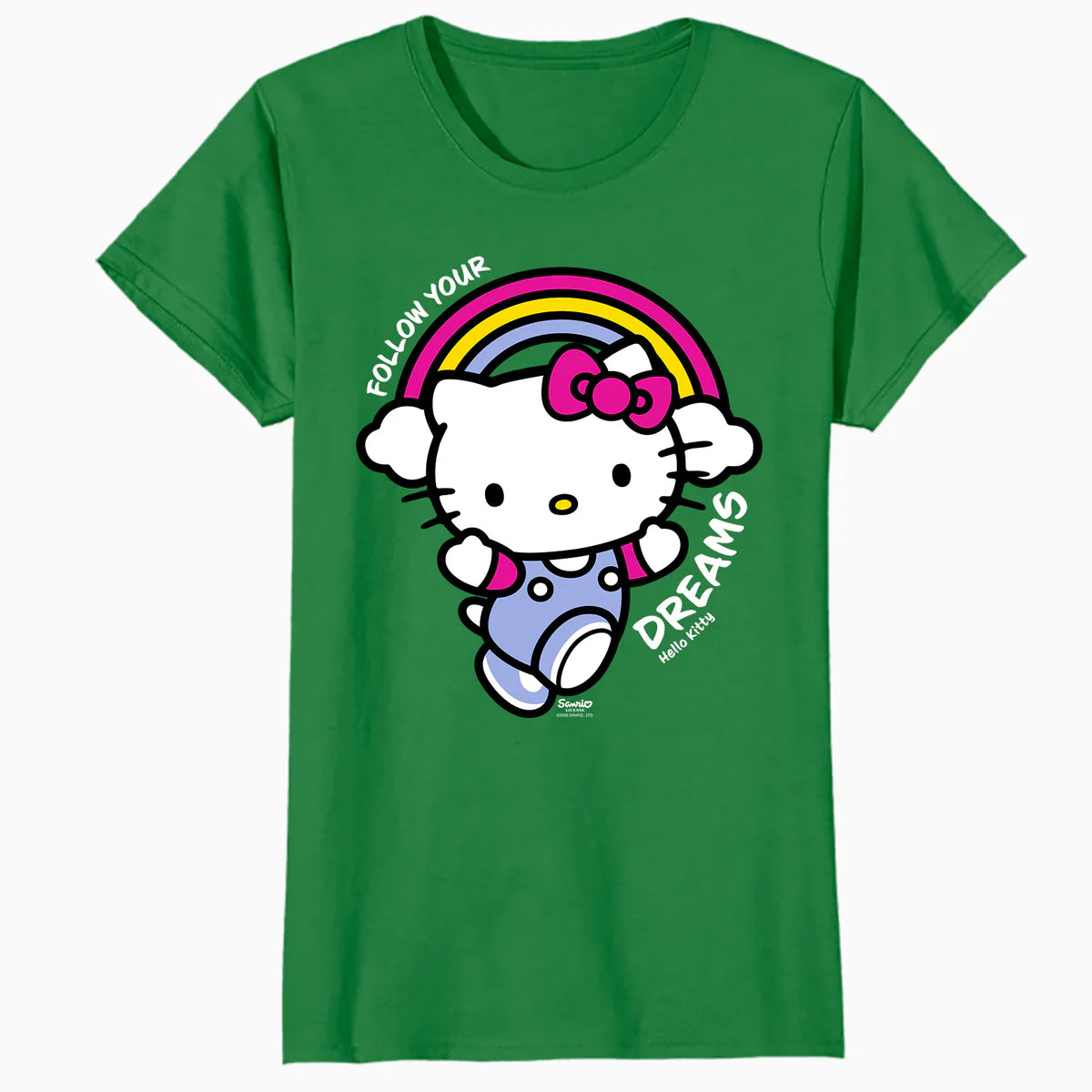Hello Kitty Cool Cute Girl Power Leader Dreamer XOXO Classic Official Women's SKINNY FIT T-Shirt