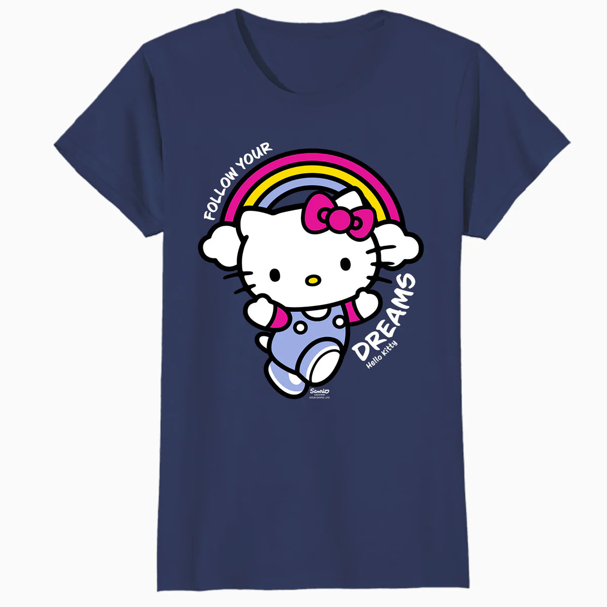 Hello Kitty Cool Cute Girl Power Leader Dreamer XOXO Classic Official Women's SKINNY FIT T-Shirt