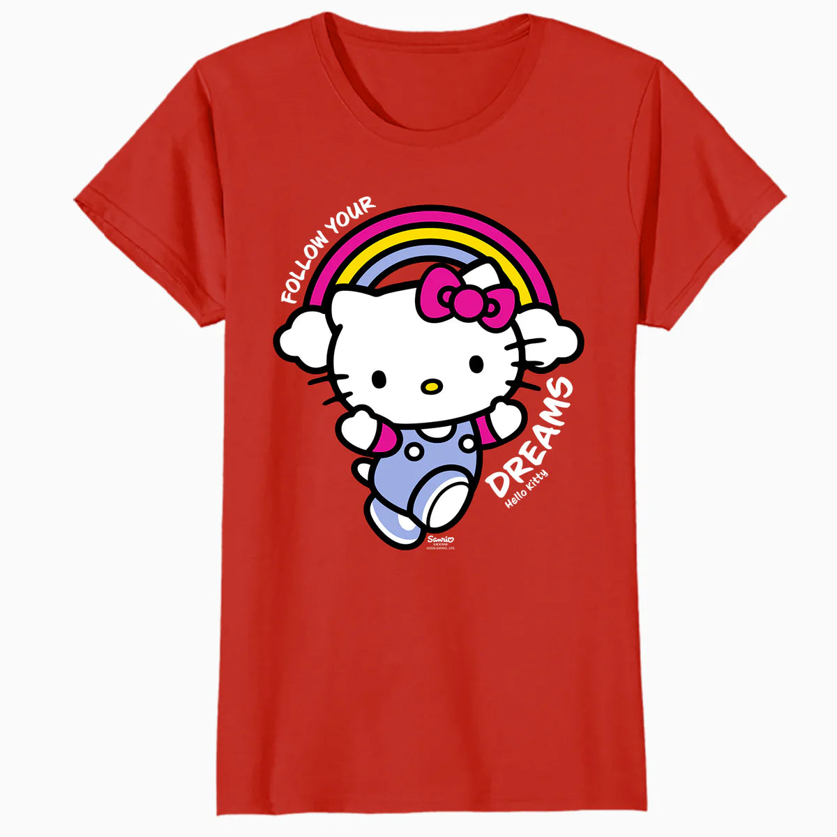 Hello Kitty Cool Cute Girl Power Leader Dreamer XOXO Classic Official Women's SKINNY FIT T-Shirt