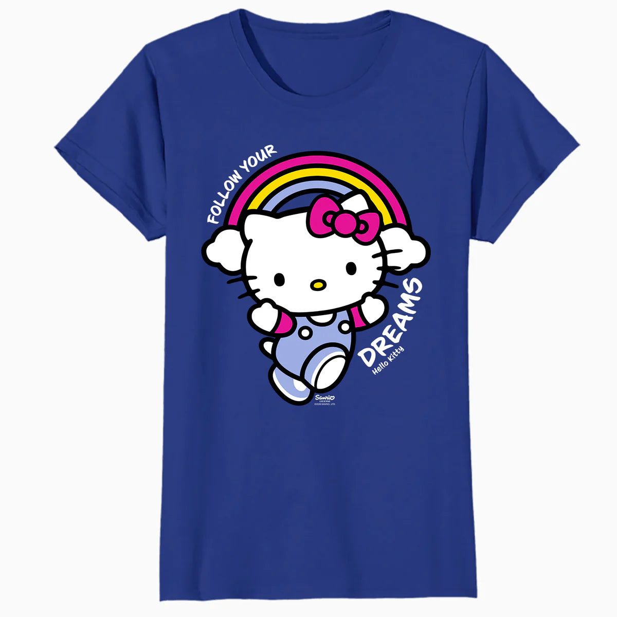 Hello Kitty Cool Cute Girl Power Leader Dreamer XOXO Classic Official Women's SKINNY FIT T-Shirt