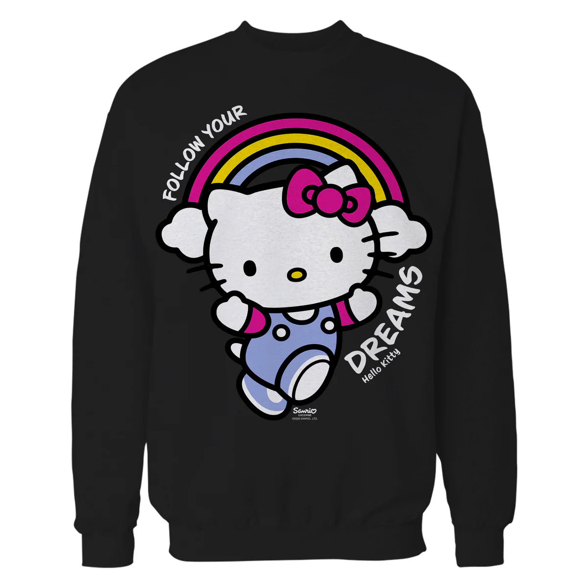 Hello Kitty Cool Cute Girl Power Leader Dreamer XOXO Classic Official Sweatshirt