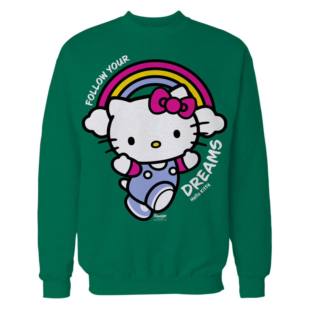Hello Kitty Cool Cute Girl Power Leader Dreamer XOXO Classic Official Sweatshirt