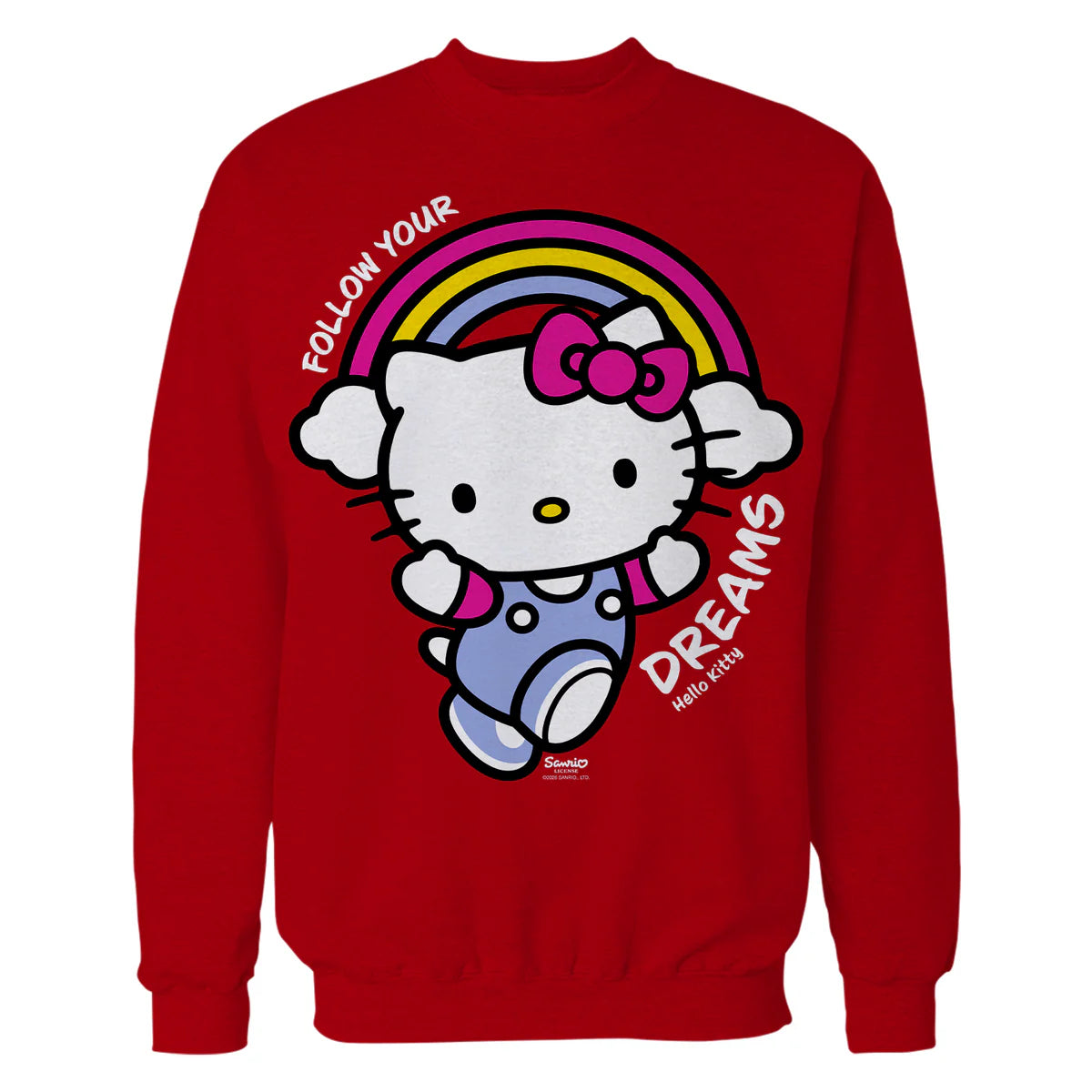 Hello Kitty Cool Cute Girl Power Leader Dreamer XOXO Classic Official Sweatshirt