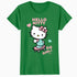 Hello Kitty Cool Cute Girl Power Skateboard Pro Fun Classic Official Women's SKINNY FIT T-Shirt