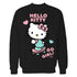 Hello Kitty Cool Cute Girl Power Skateboard Pro Fun Classic Official Sweatshirt