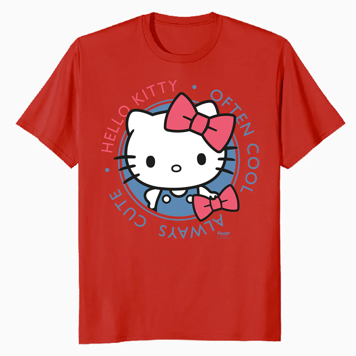 Hello Kitty Cool Cute Love Sweet Friendship Fun Pose Classic Official Men's T-Shirt