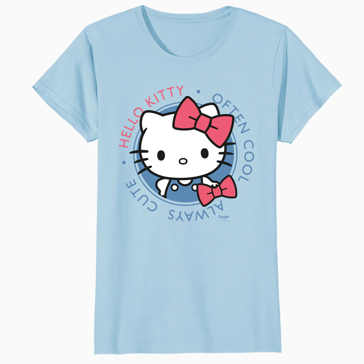 Hello Kitty Cool Cute Love Sweet Friendship Fun Pose Classic Official Women's SKINNY FIT T-Shirt