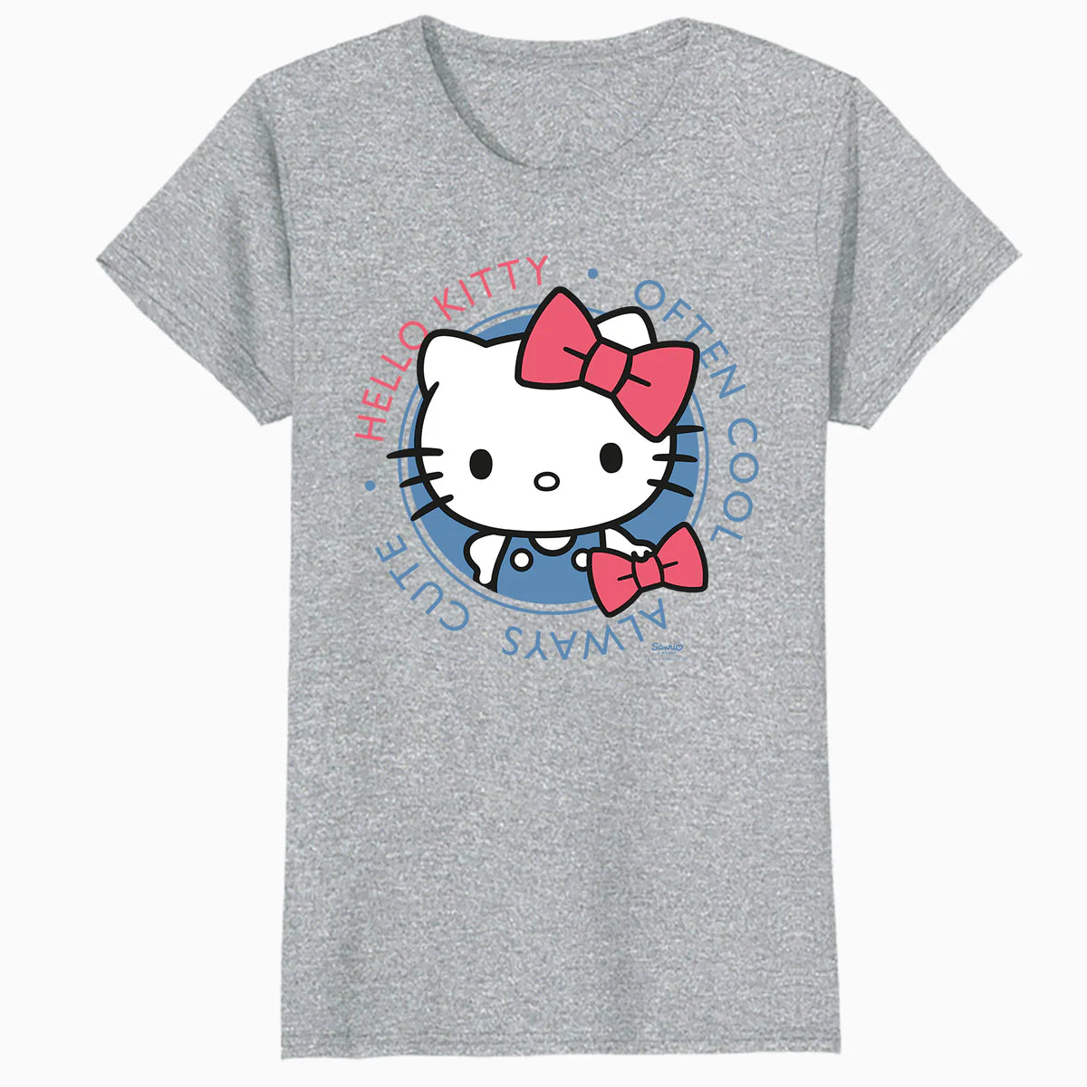 Hello Kitty Cool Cute Love Sweet Friendship Fun Pose Classic Official Women's SKINNY FIT T-Shirt