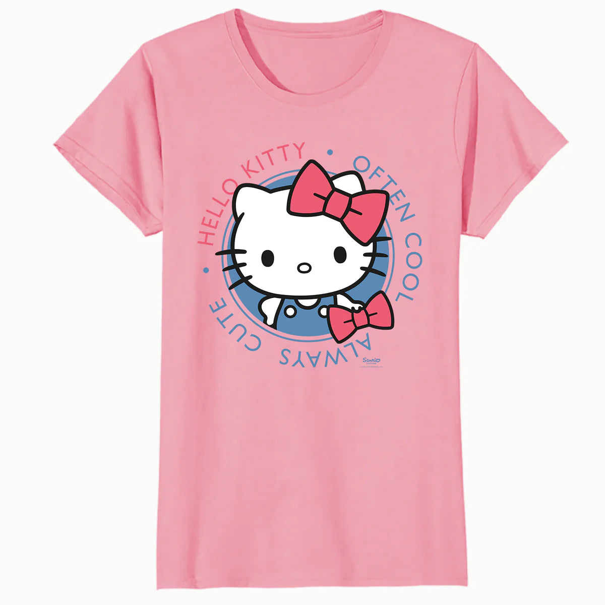 Hello Kitty Cool Cute Love Sweet Friendship Fun Pose Classic Official Women's SKINNY FIT T-Shirt