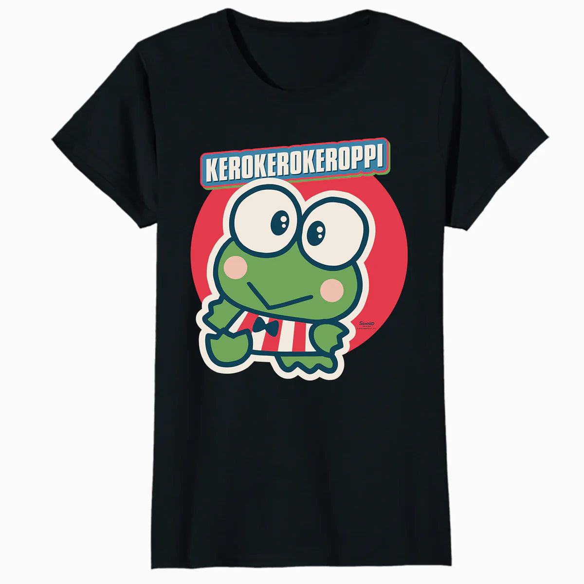 Hello Kitty Kerokerokeroppi Character Pose Friends Classic Official Women's T-Shirt