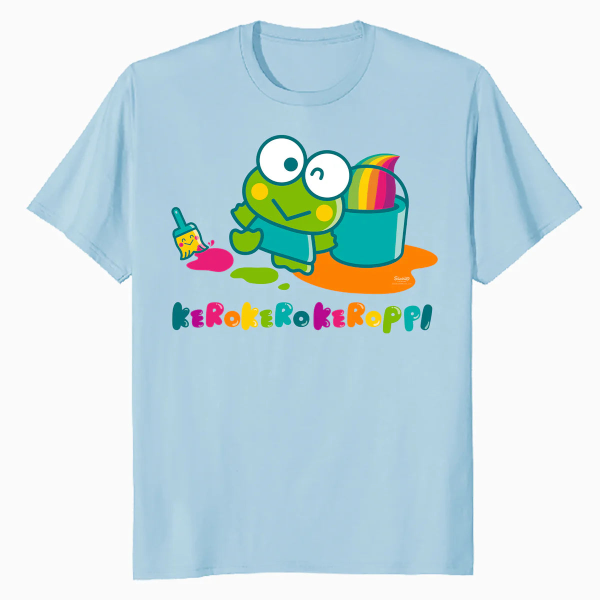 Hello Kitty Kerokerokeroppi Creative Genius Fun Pose Classic Official Men's T-Shirt