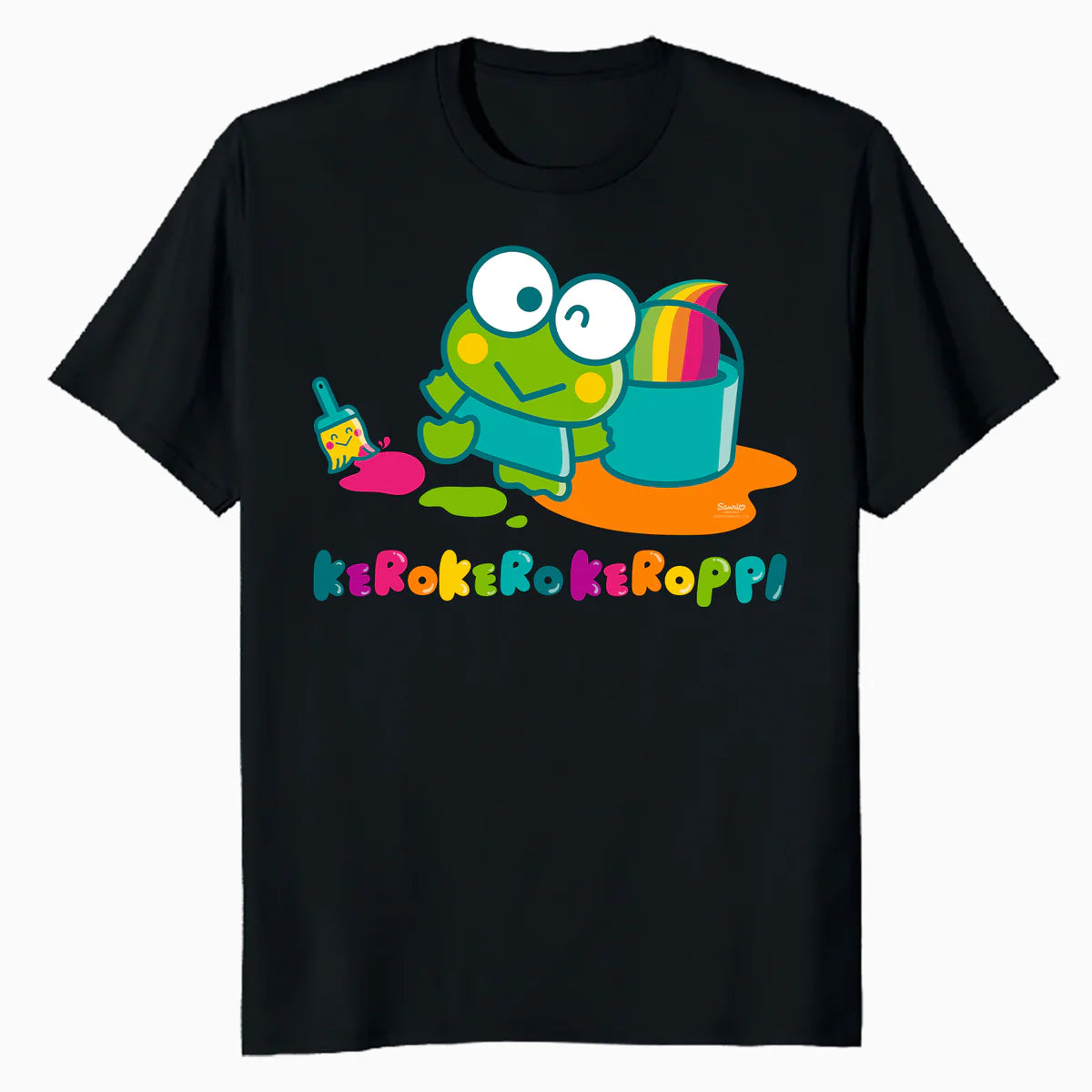 Hello Kitty Kerokerokeroppi Creative Genius Fun Pose Classic Official Men's T-Shirt