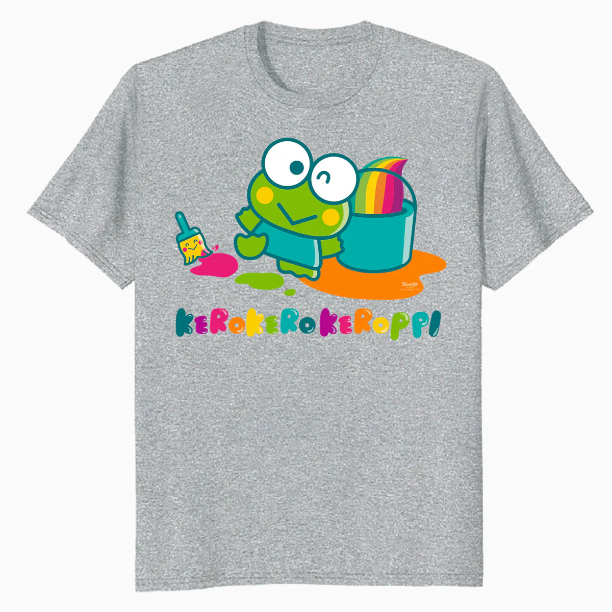 Hello Kitty Kerokerokeroppi Creative Genius Fun Pose Classic Official Men's T-Shirt