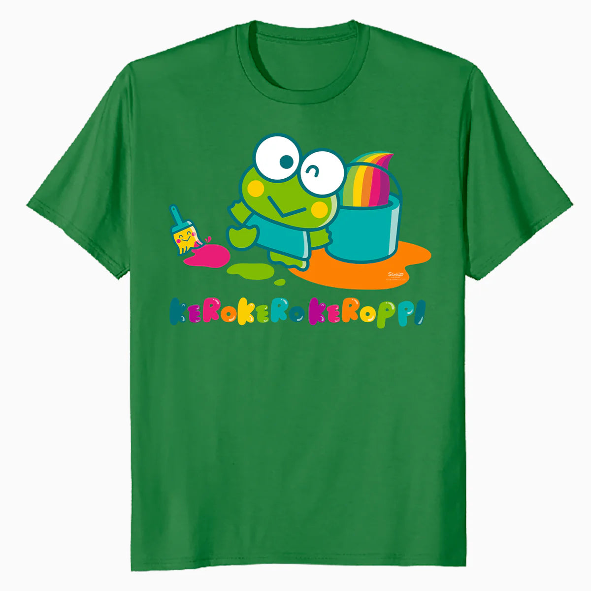 Hello Kitty Kerokerokeroppi Creative Genius Fun Pose Classic Official Men's T-Shirt