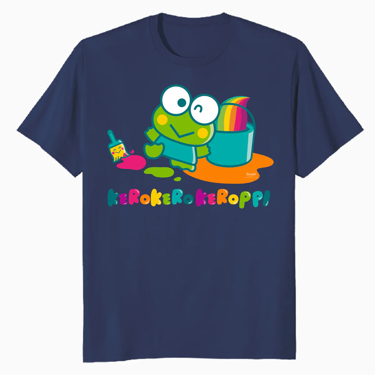 Hello Kitty Kerokerokeroppi Creative Genius Fun Pose Classic Official Men's T-Shirt