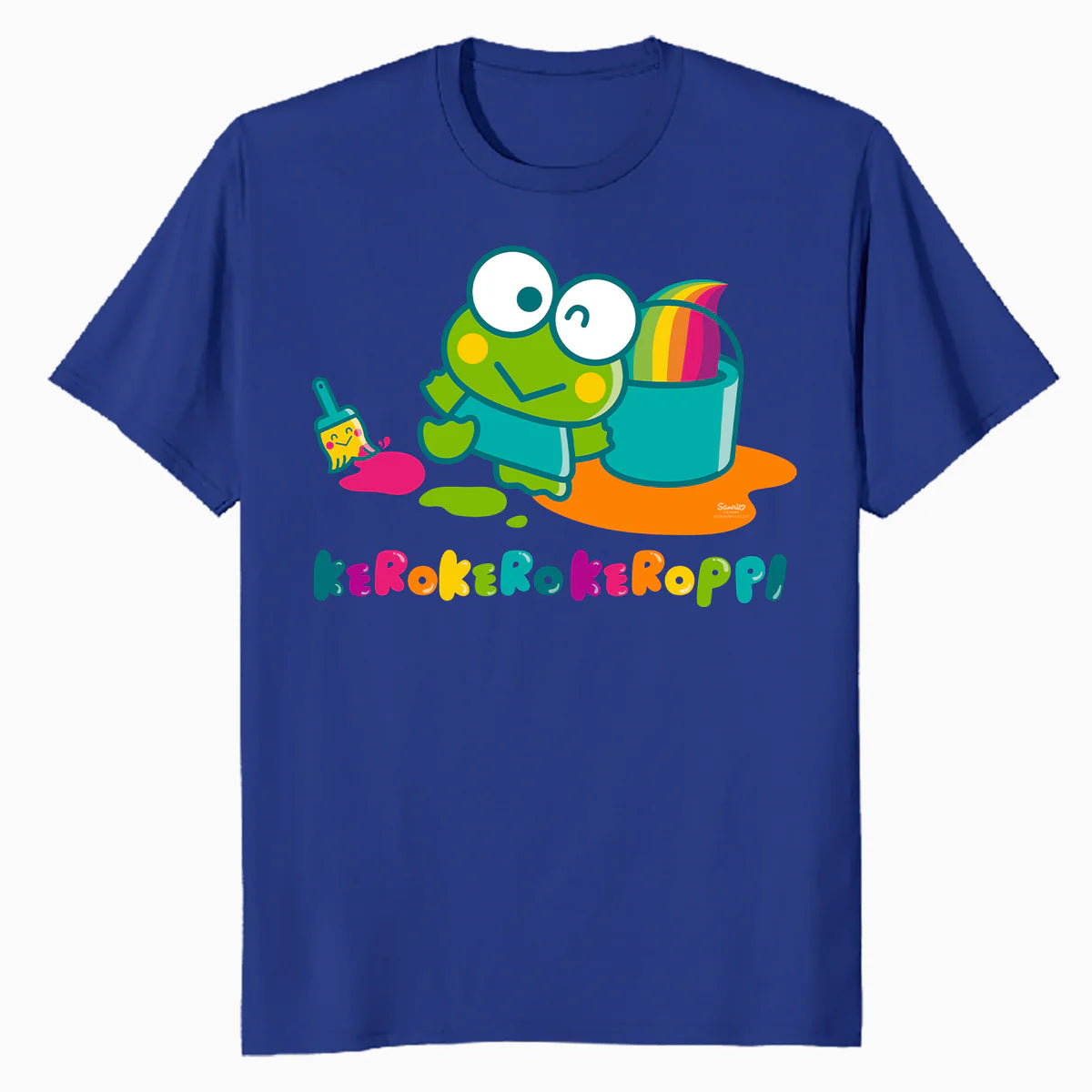 Hello Kitty Kerokerokeroppi Creative Genius Fun Pose Classic Official Men's T-Shirt