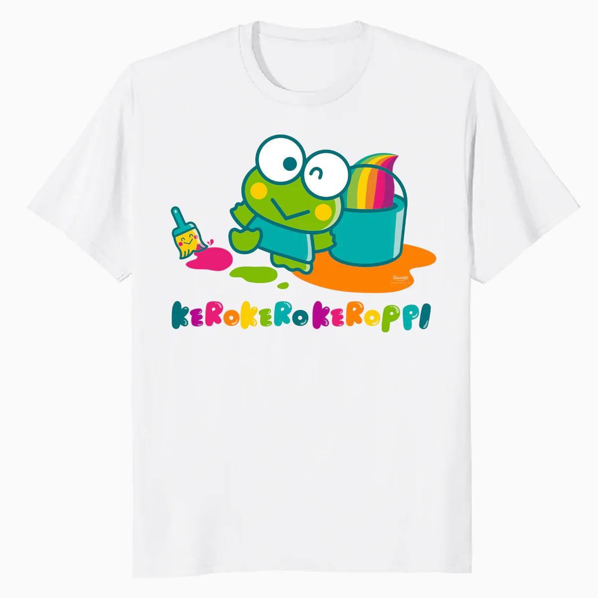 Hello Kitty Kerokerokeroppi Creative Genius Fun Pose Classic Official Men's T-Shirt