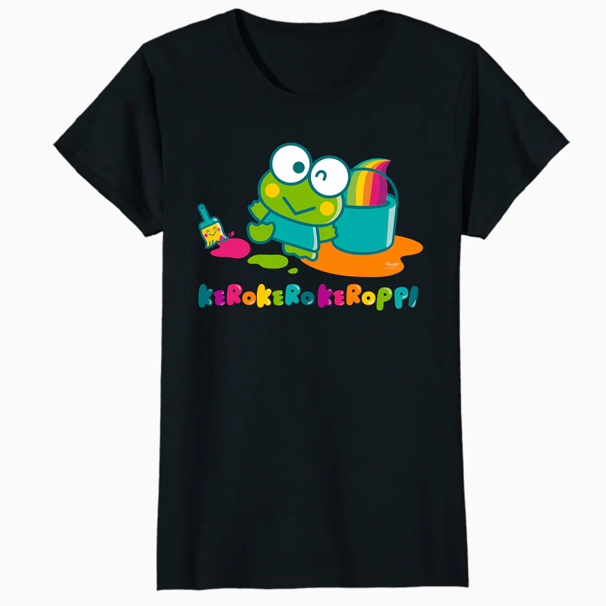 Hello Kitty Kerokerokeroppi Creative Genius Fun Pose Classic Official Women's T-Shirt