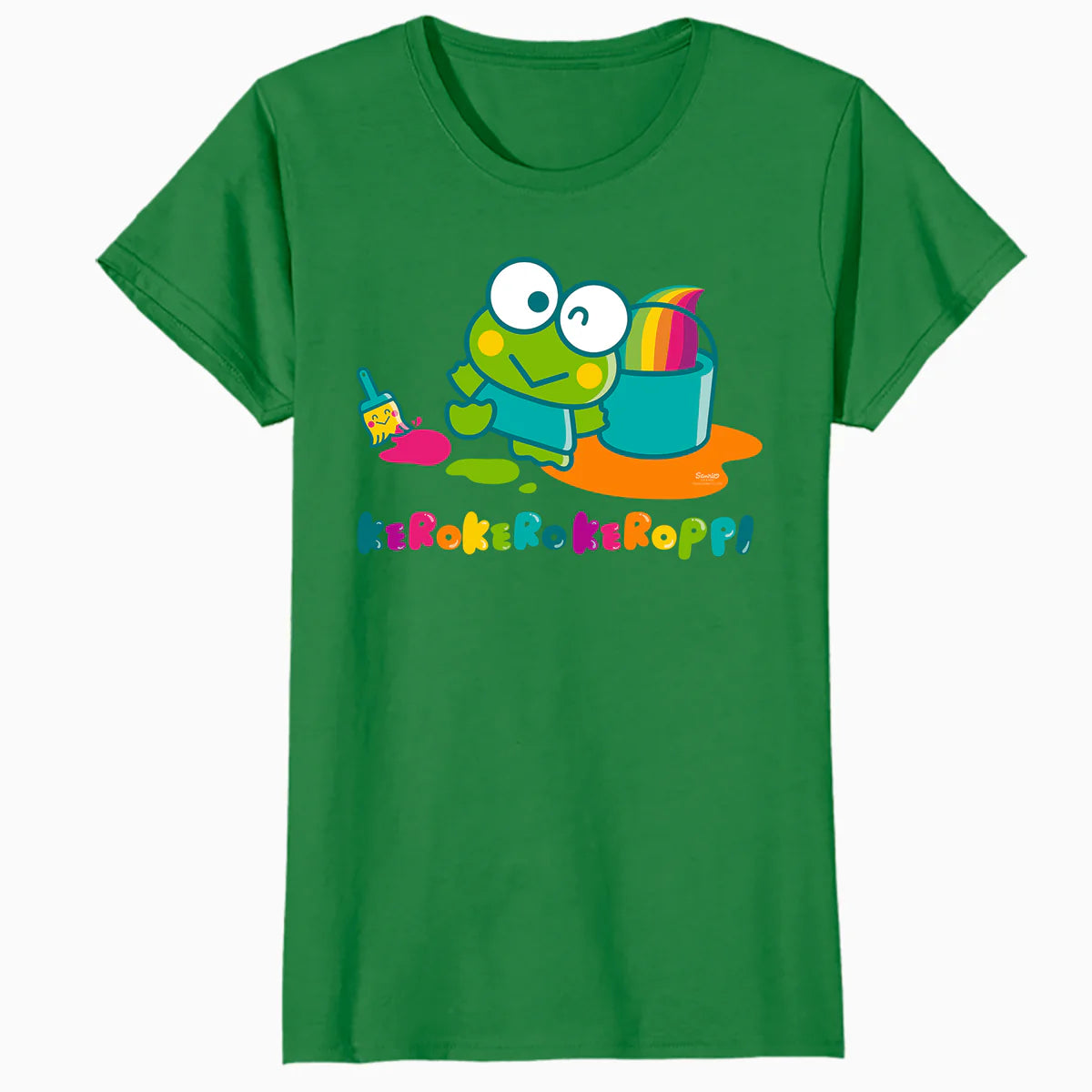 Hello Kitty Kerokerokeroppi Creative Genius Fun Pose Classic Official Women's T-Shirt