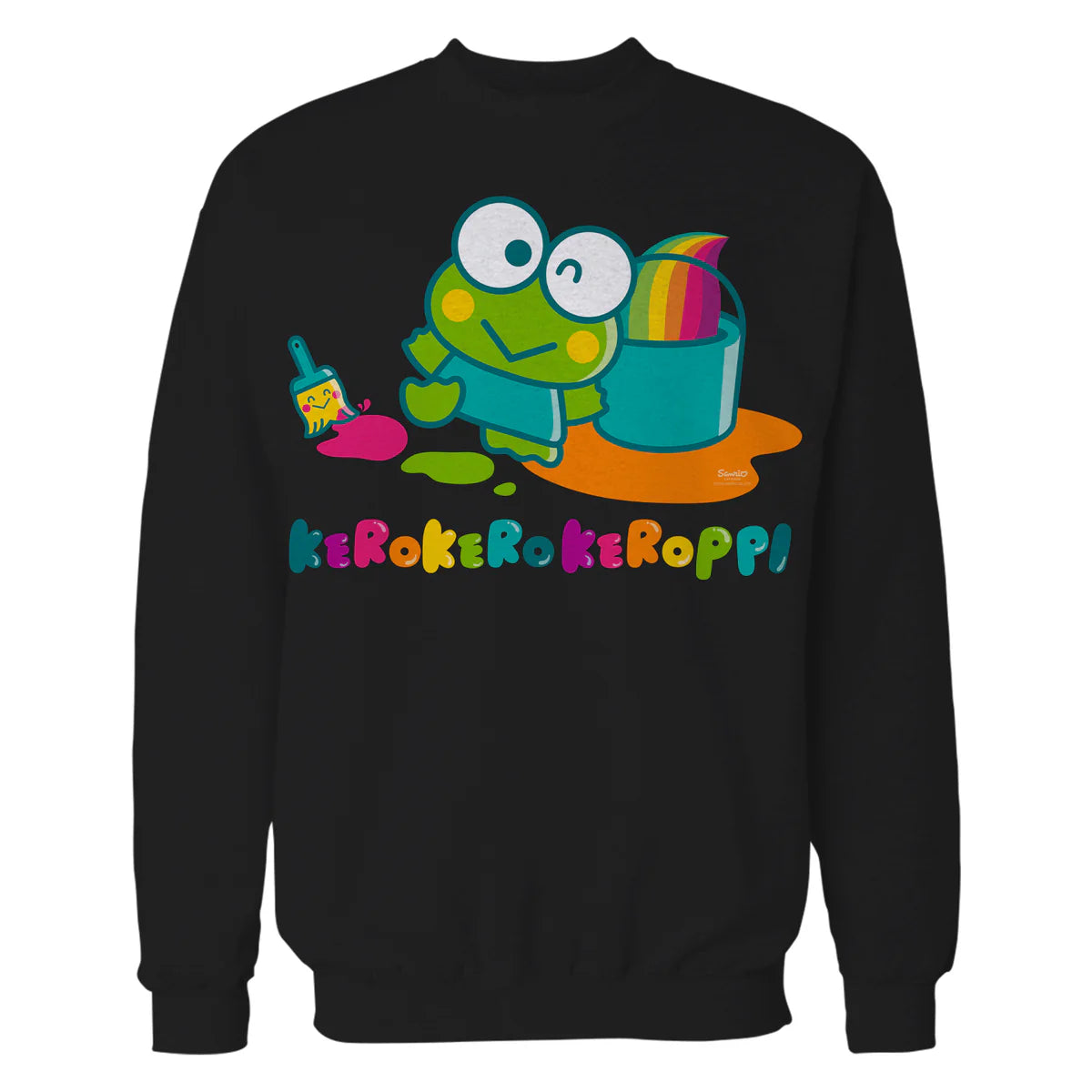 Hello Kitty Kerokerokeroppi Creative Genius Fun Pose Classic Official Sweatshirt