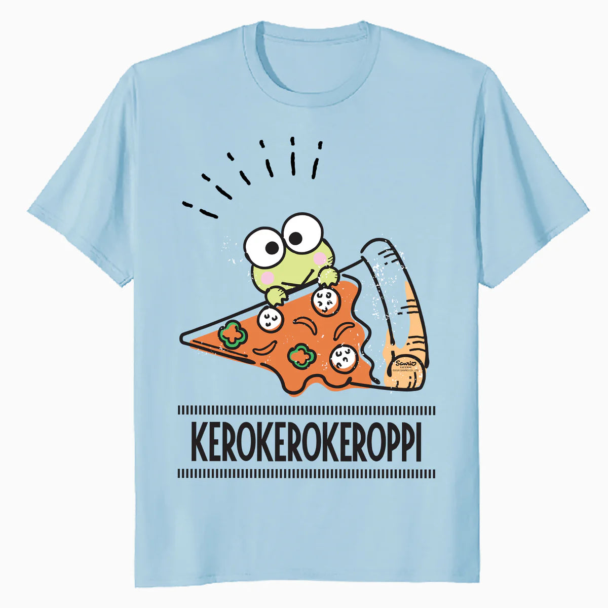 Hello Kitty Kerokerokeroppi Cute Pizza Love Fun Pose Classic Official Men's T-Shirt