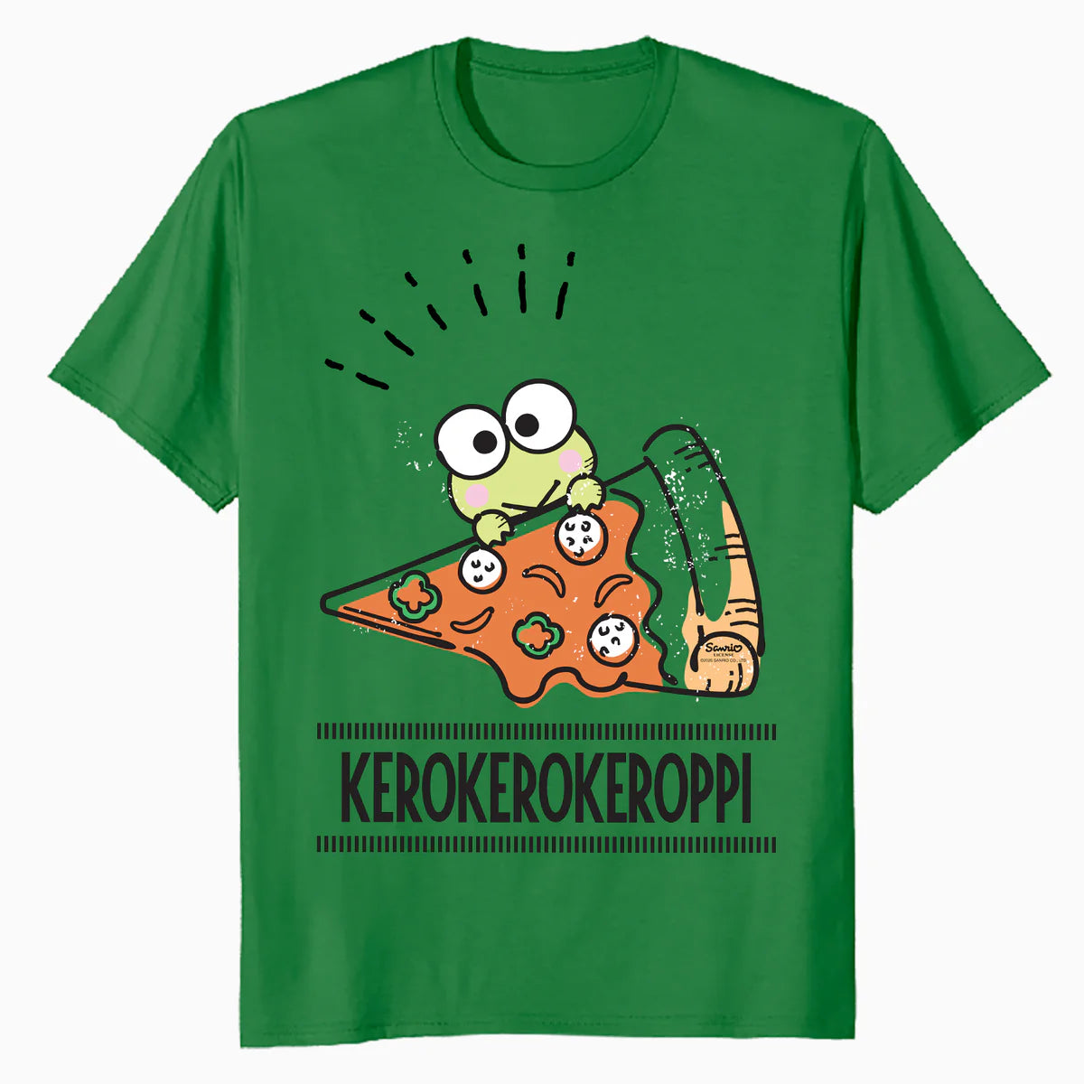 Hello Kitty Kerokerokeroppi Cute Pizza Love Fun Pose Classic Official Men's T-Shirt