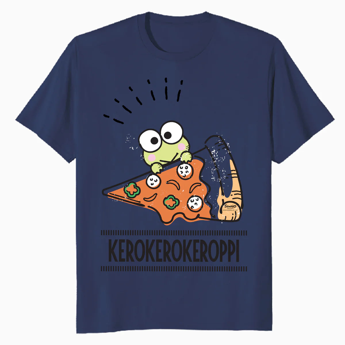 Hello Kitty Kerokerokeroppi Cute Pizza Love Fun Pose Classic Official Men's T-Shirt