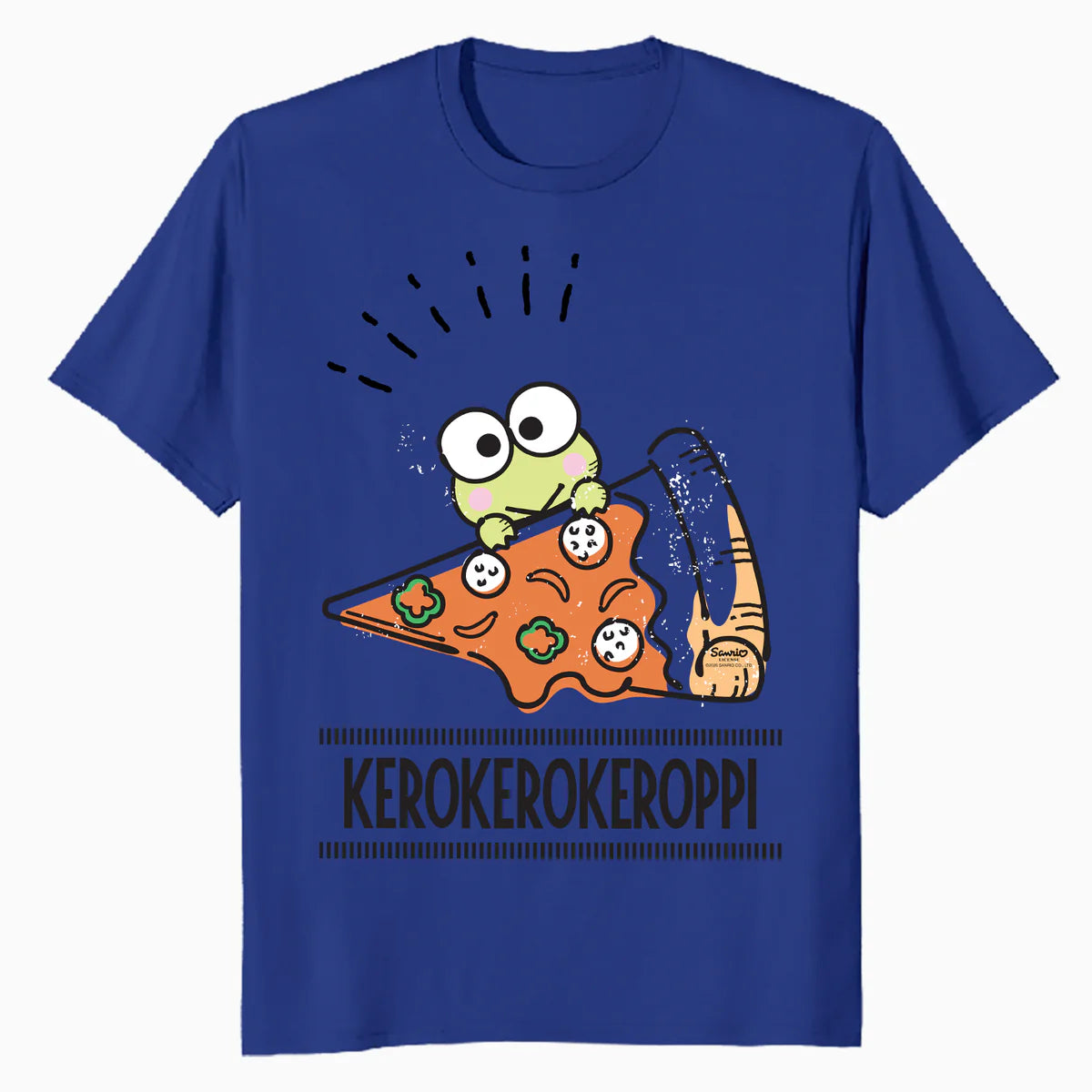 Hello Kitty Kerokerokeroppi Cute Pizza Love Fun Pose Classic Official Men's T-Shirt