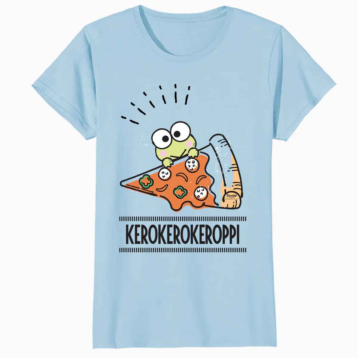 Hello Kitty Kerokerokeroppi Cute Pizza Love Fun Pose Classic Official Women's T-Shirt