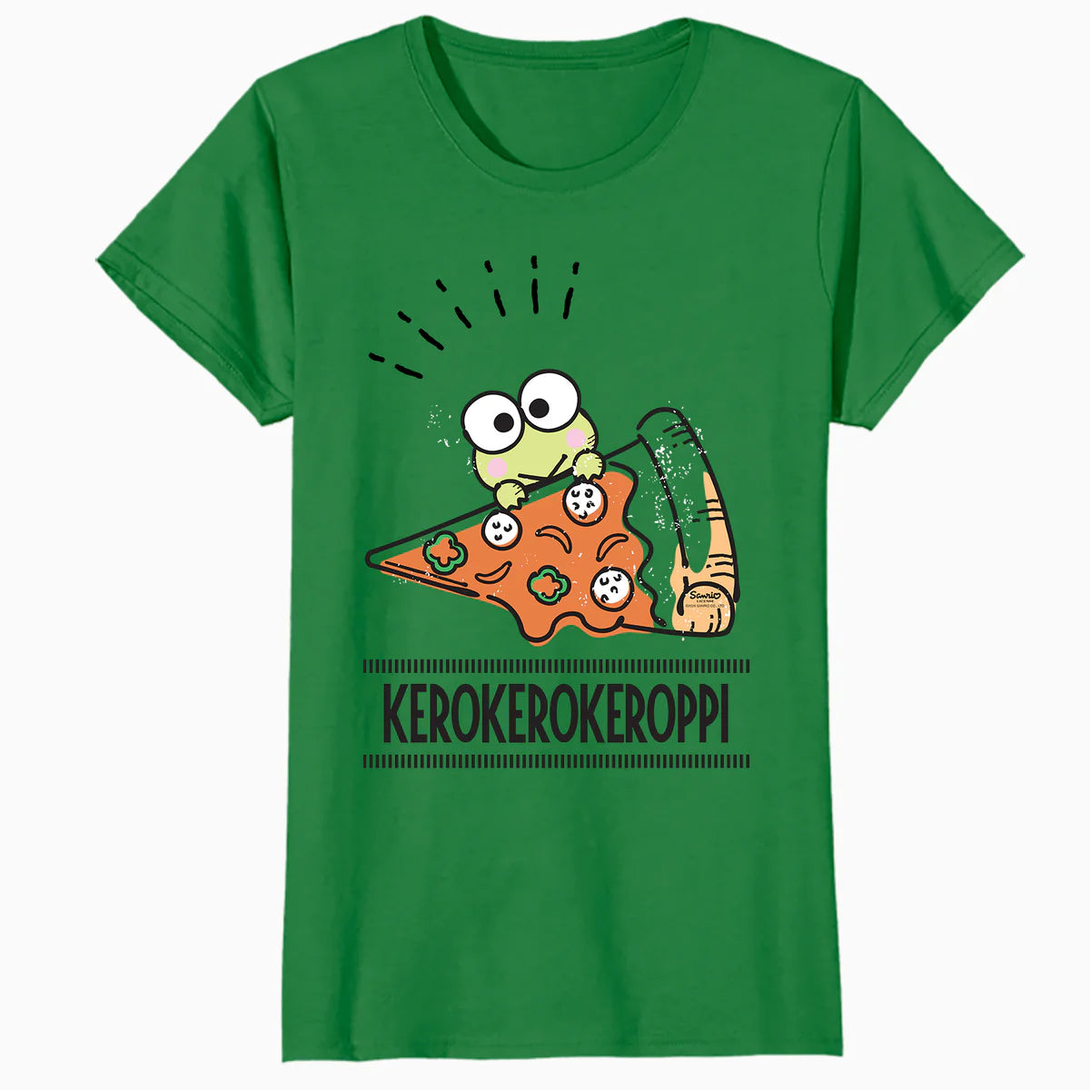 Hello Kitty Kerokerokeroppi Cute Pizza Love Fun Pose Classic Official Women's T-Shirt
