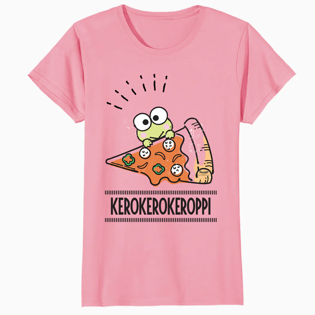 Hello Kitty Kerokerokeroppi Cute Pizza Love Fun Pose Classic Official Women's T-Shirt