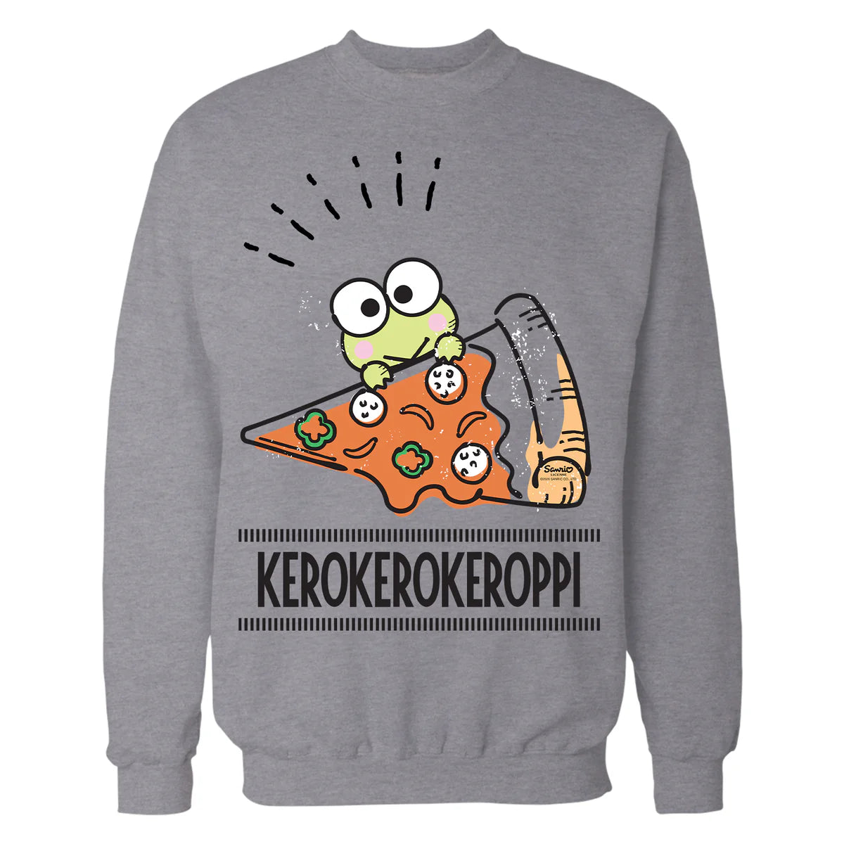 Hello Kitty Kerokerokeroppi Cute Pizza Love Fun Pose Classic Official Sweatshirt