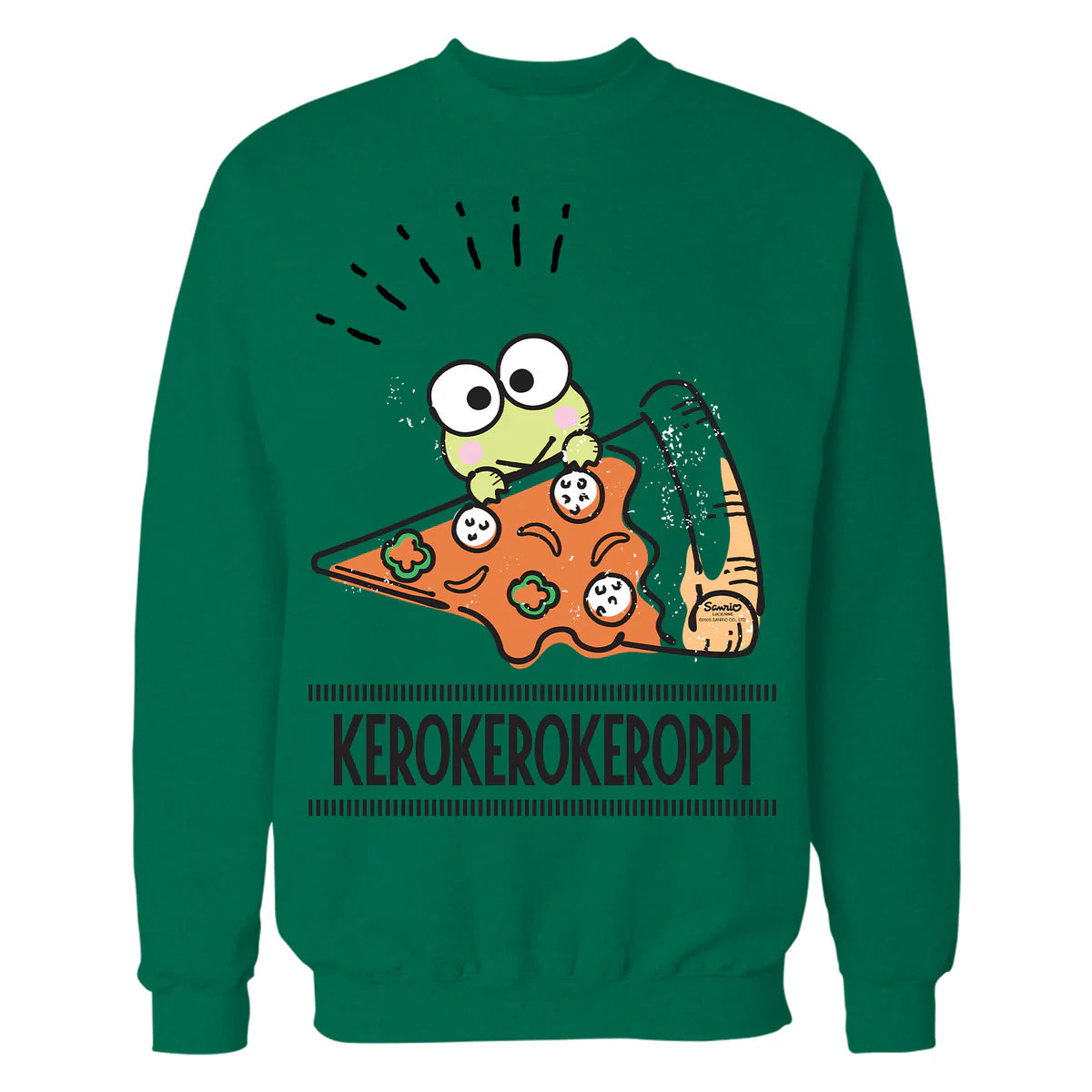 Hello Kitty Kerokerokeroppi Cute Pizza Love Fun Pose Classic Official Sweatshirt