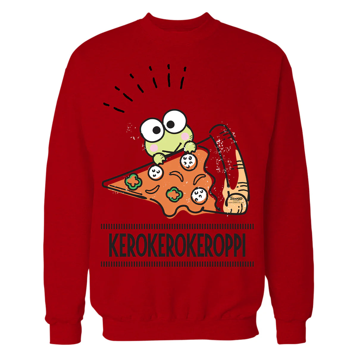 Hello Kitty Kerokerokeroppi Cute Pizza Love Fun Pose Classic Official Sweatshirt