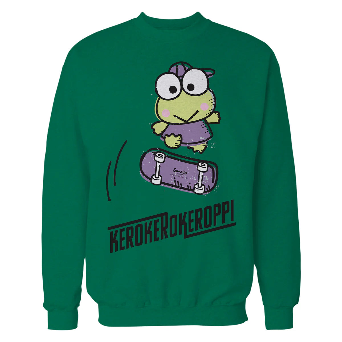 Hello Kitty Kerokerokeroppi Cute Skateboard Art Fun Classic Official Sweatshirt