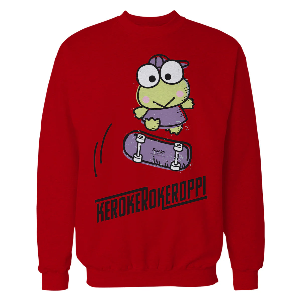 Hello Kitty Kerokerokeroppi Cute Skateboard Art Fun Classic Official Sweatshirt