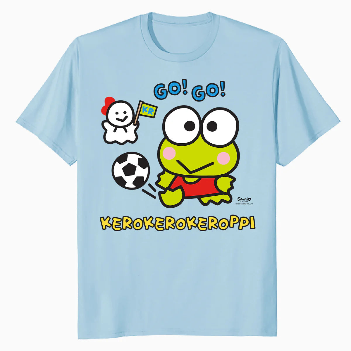 Hello Kitty Kerokerokeroppi Football Sports Team Fun Classic Official Men's T-Shirt