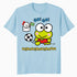 Hello Kitty Kerokerokeroppi Football Sports Team Fun Classic Official Men's T-Shirt