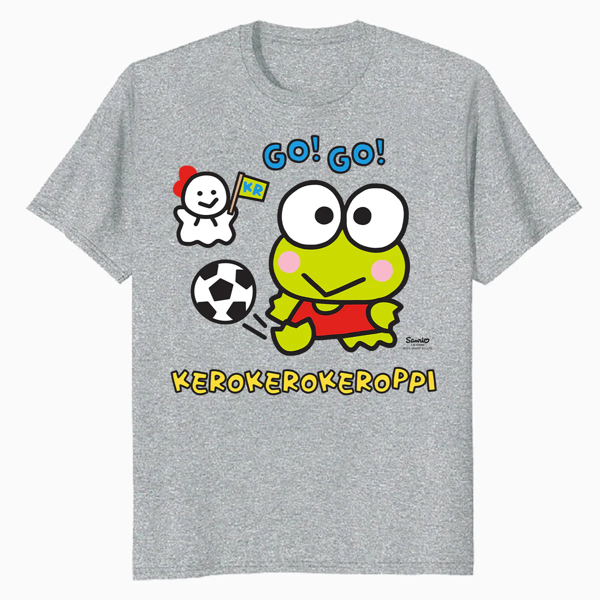 Hello Kitty Kerokerokeroppi Football Sports Team Fun Classic Official Men's T-Shirt