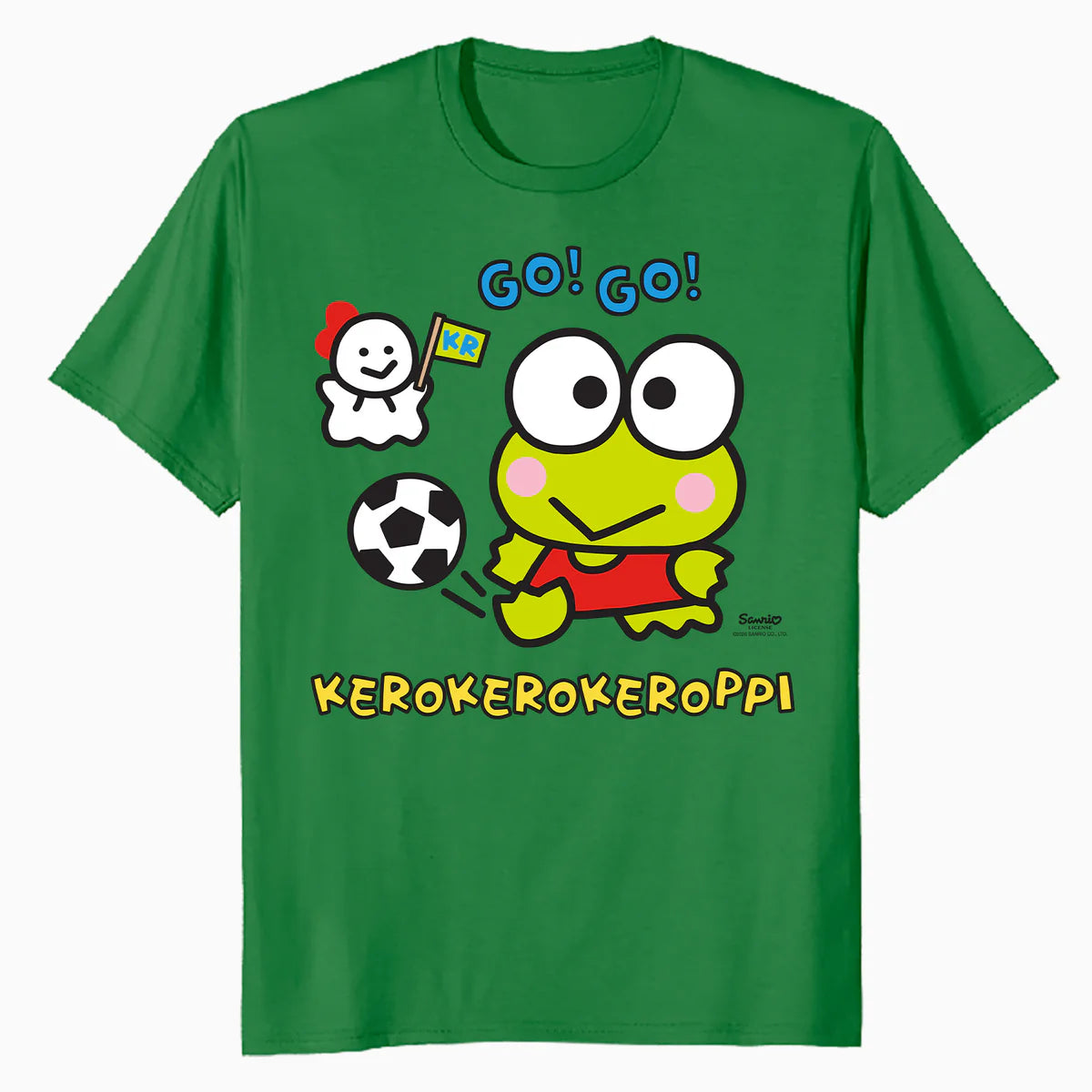 Hello Kitty Kerokerokeroppi Football Sports Team Fun Classic Official Men's T-Shirt