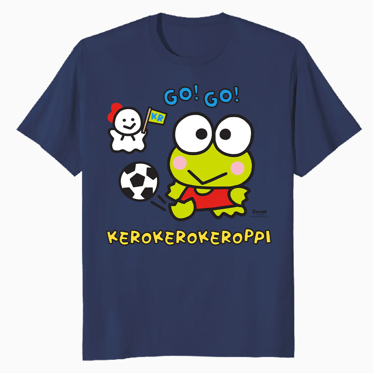 Hello Kitty Kerokerokeroppi Football Sports Team Fun Classic Official Men's T-Shirt