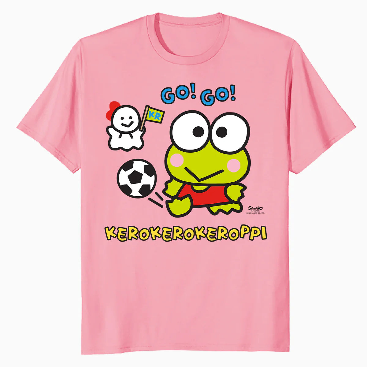 Hello Kitty Kerokerokeroppi Football Sports Team Fun Classic Official Men's T-Shirt