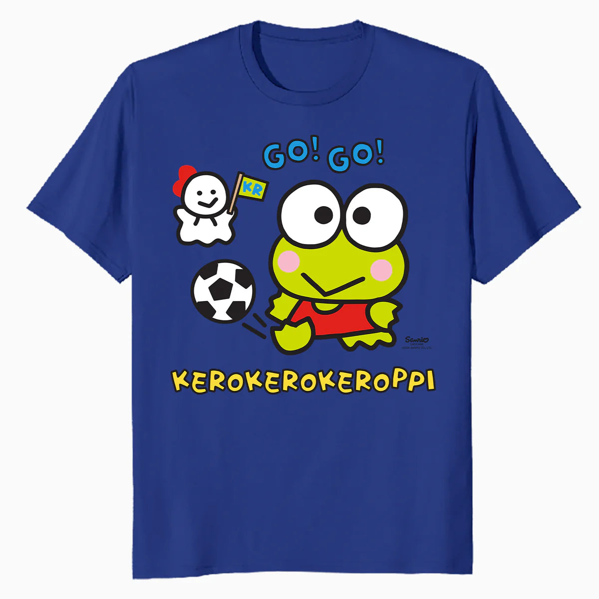 Hello Kitty Kerokerokeroppi Football Sports Team Fun Classic Official Men's T-Shirt