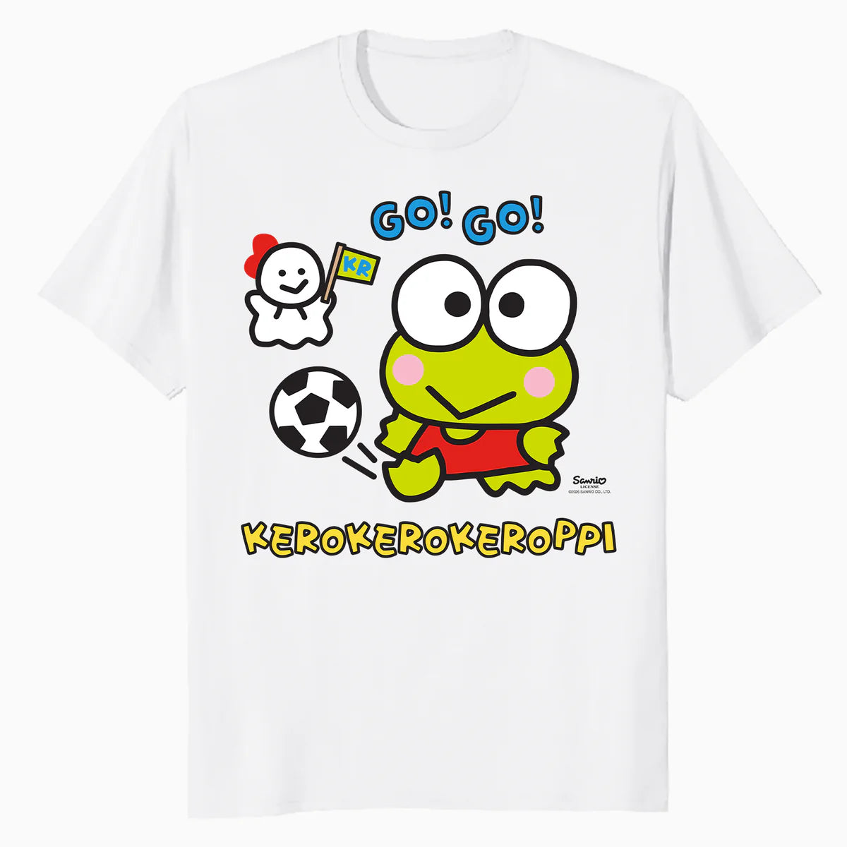 Hello Kitty Kerokerokeroppi Football Sports Team Fun Classic Official Men's T-Shirt