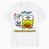 Hello Kitty Kerokerokeroppi Football Sports Team Fun Classic Official Men's T-Shirt