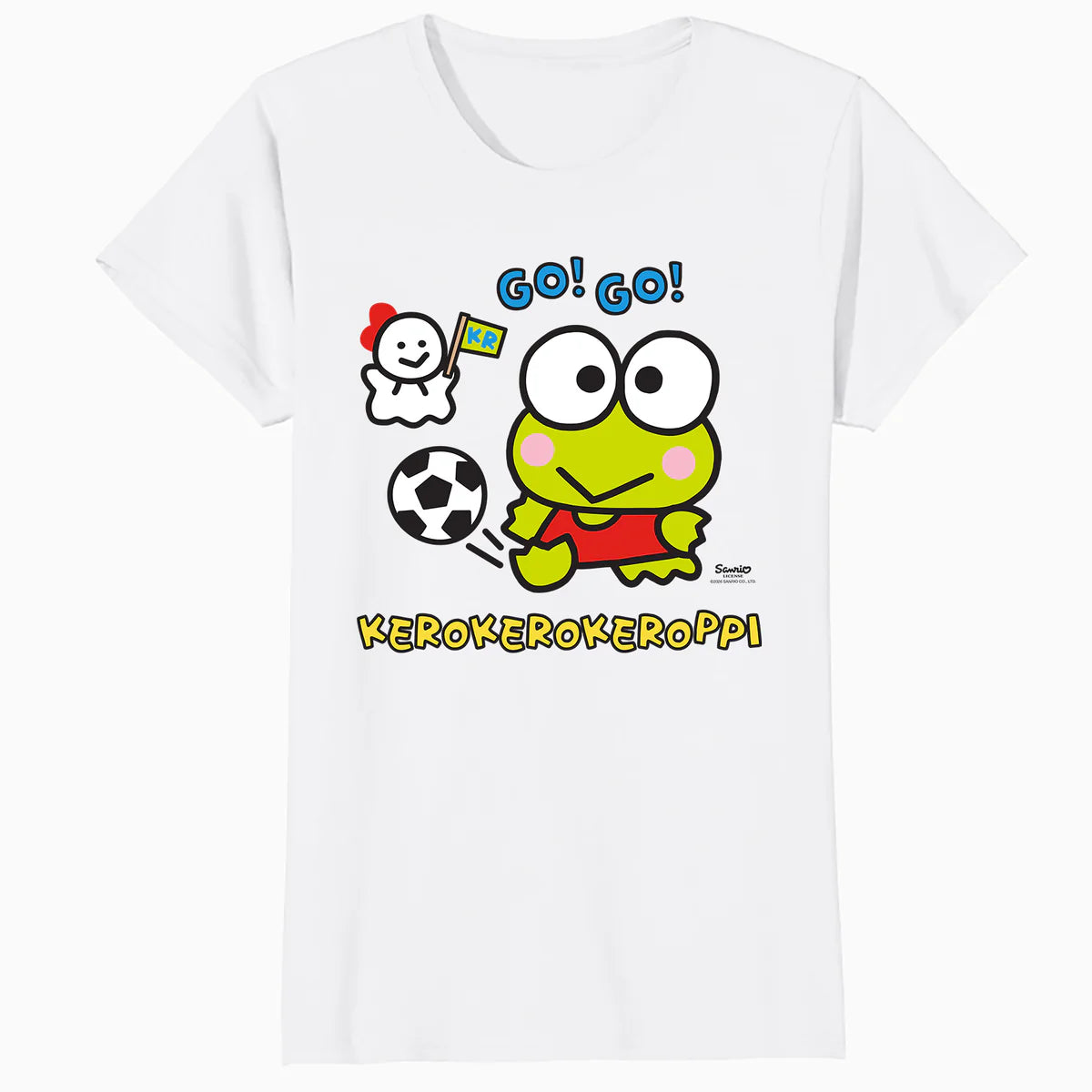 Hello Kitty Kerokerokeroppi Football Sports Team Fun Classic Official Women's T-Shirt
