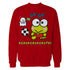 Hello Kitty Kerokerokeroppi Football Sports Team Fun Classic Official Sweatshirt
