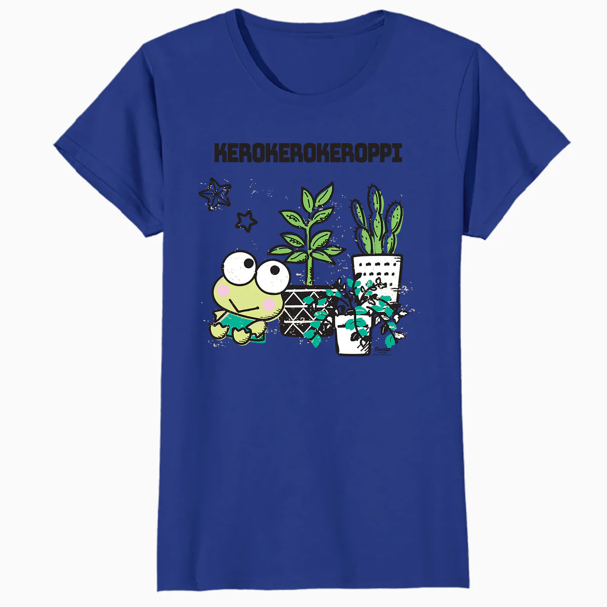 Hello Kitty Kerokerokeroppi Spring Flowers Fun Pose Classic Official Women's T-Shirt