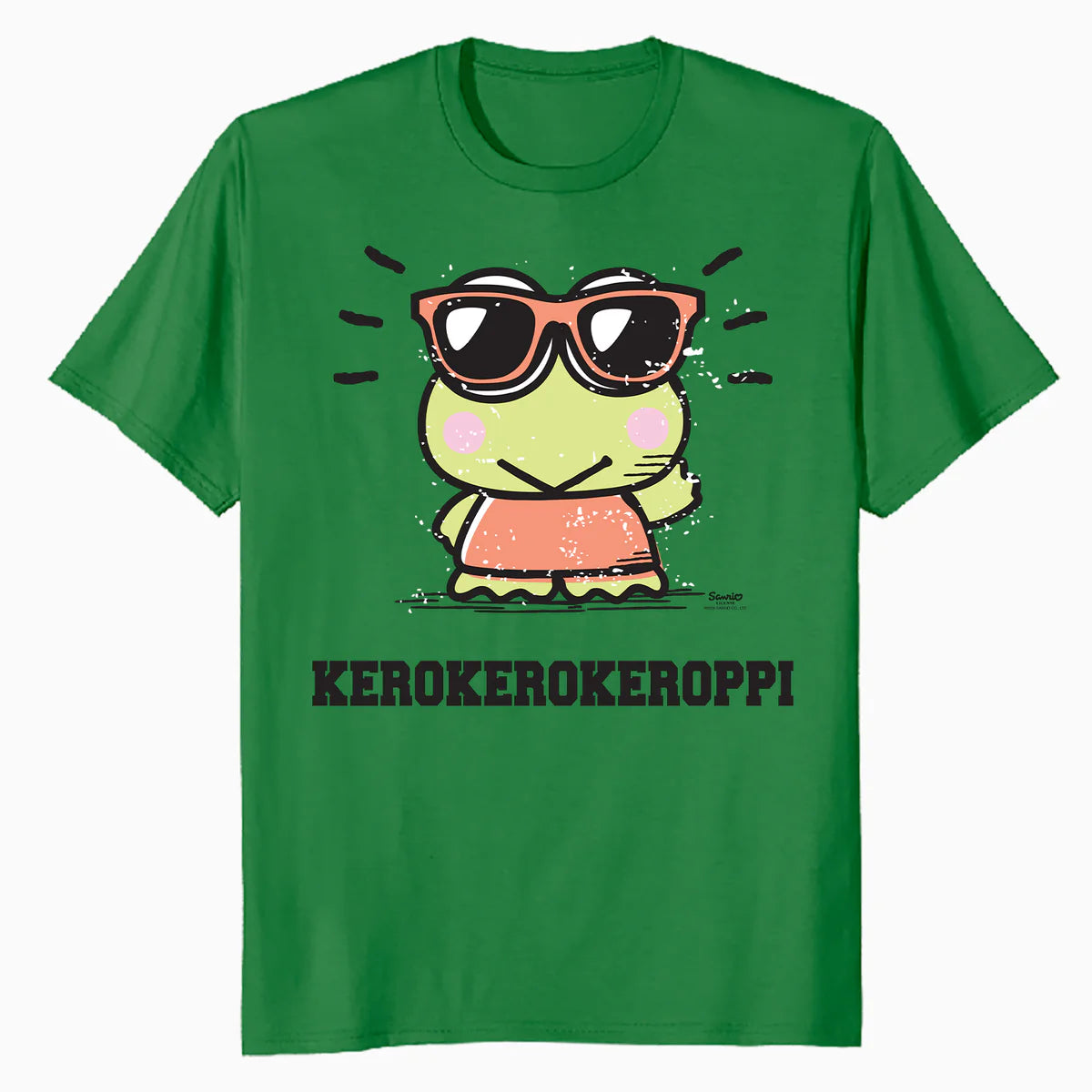 Hello Kitty Kerokerokeroppi XOXO Cool Character Pose Classic Official Men's T-Shirt